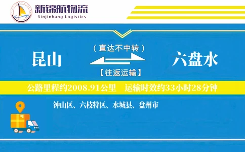昆山到六盘水物流公司
