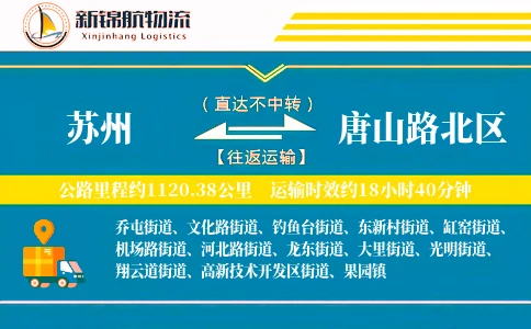 苏州到唐山路北区物流公司