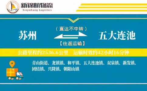 苏州到五大连池物流公司