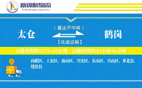 太仓到鹤岗物流公司