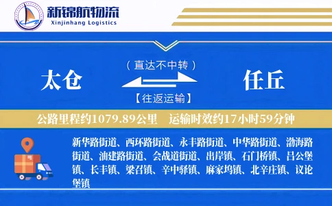 太仓到任丘物流公司