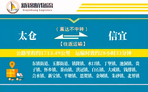 太仓到信宜物流公司