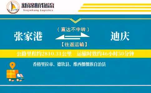 张家港到迪庆物流公司