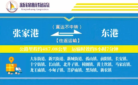 张家港到东港物流公司