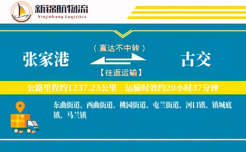 张家港到古交物流公司