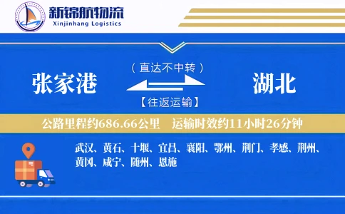 张家港到湖北物流公司