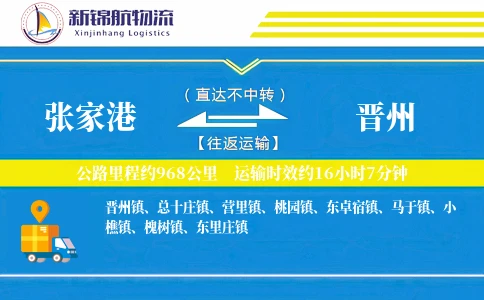 张家港到晋州物流公司