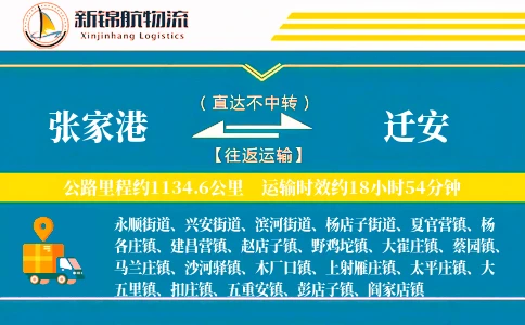 张家港到迁安物流公司