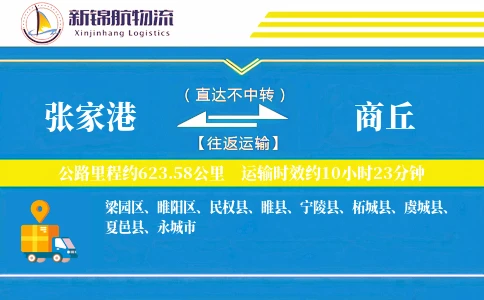张家港到商丘物流公司
