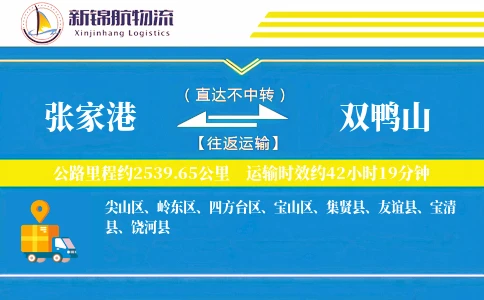 张家港到双鸭山物流公司