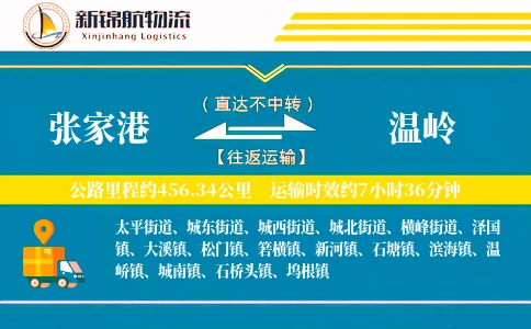 张家港到温岭物流公司