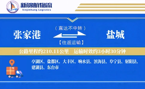 张家港到盐城物流公司