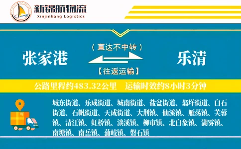 张家港到乐清物流公司