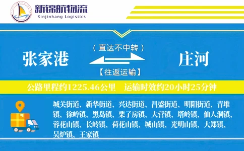 张家港到庄河物流公司